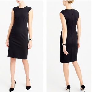 J crew petite interview cap sleeve sheath dress